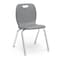 Virco N2 Series 18" Classroom Chair, 5th Grade - Adult with Nylon Glides - Graphite Seat N218 - alternate 1